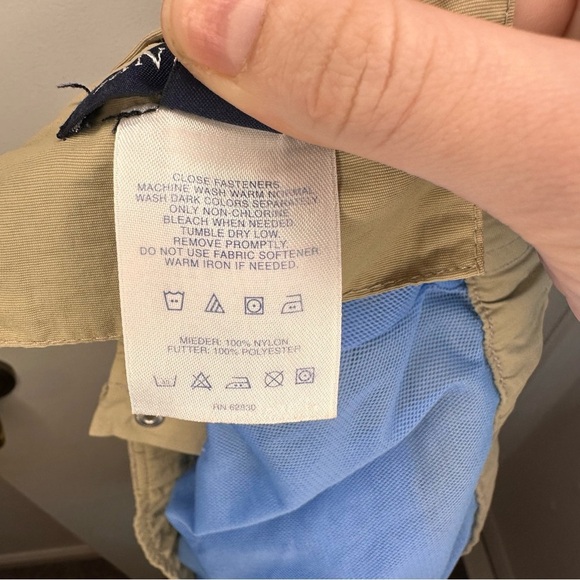 Lands' End Men's Khaki Swim Trunks Size M 32–34 Board Shorts - Picture 5 of 5